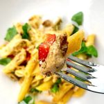 Slow Cooker Chicken Pesto Pasta