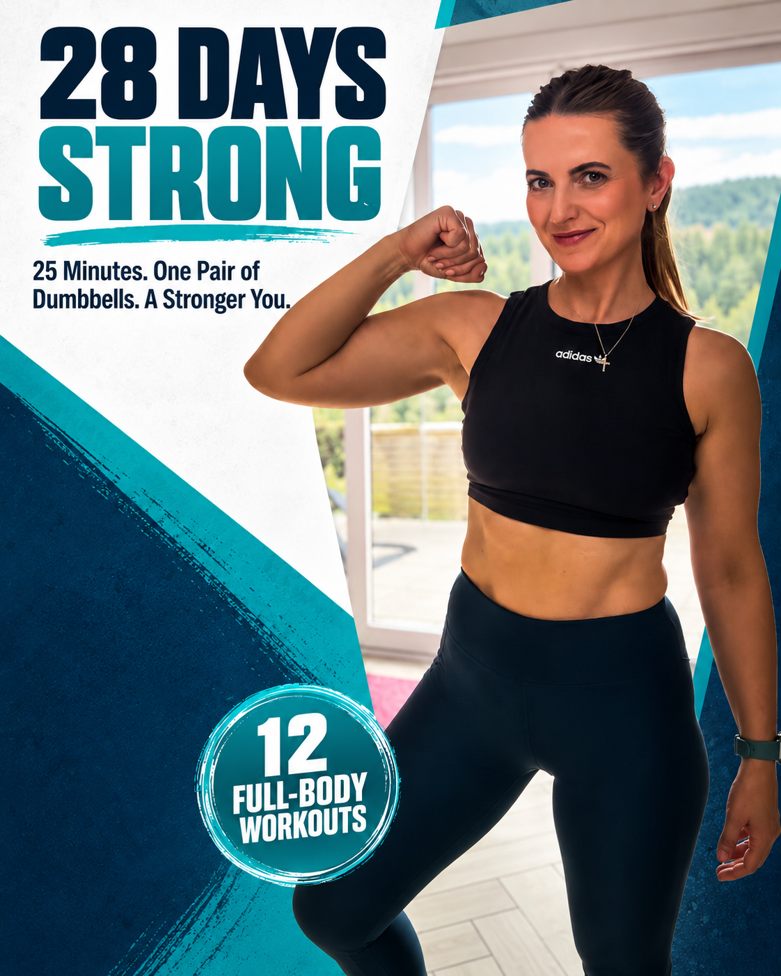 28 Days Strong dumbbell fitness challenge